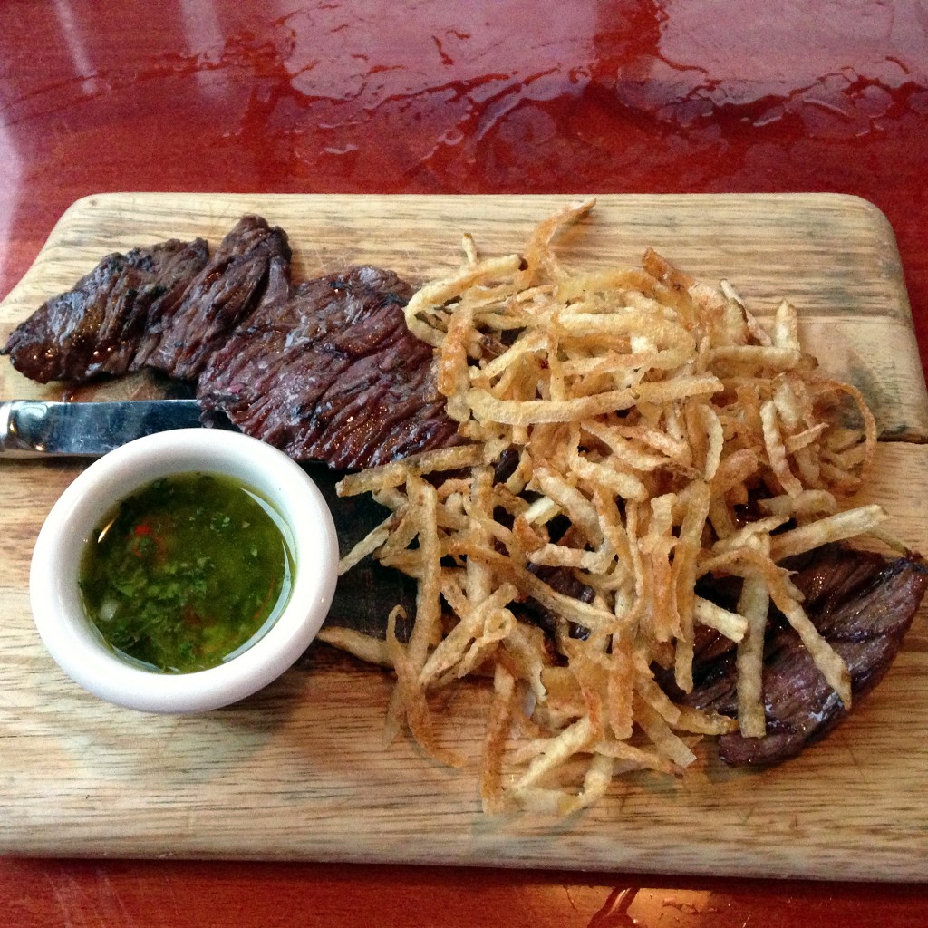 Tabla de chimichurri at Mojito.