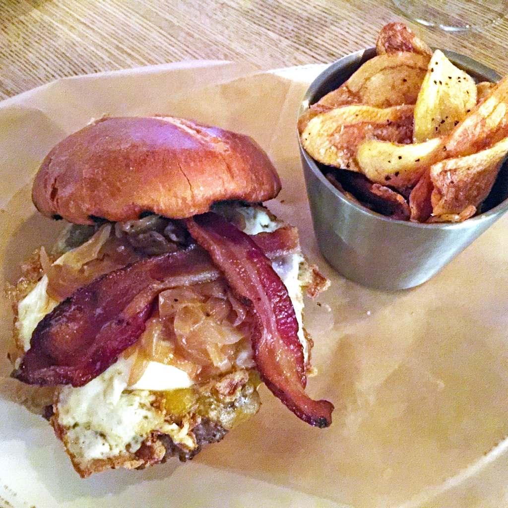 The steak-and-egg burger at Fontleroy's