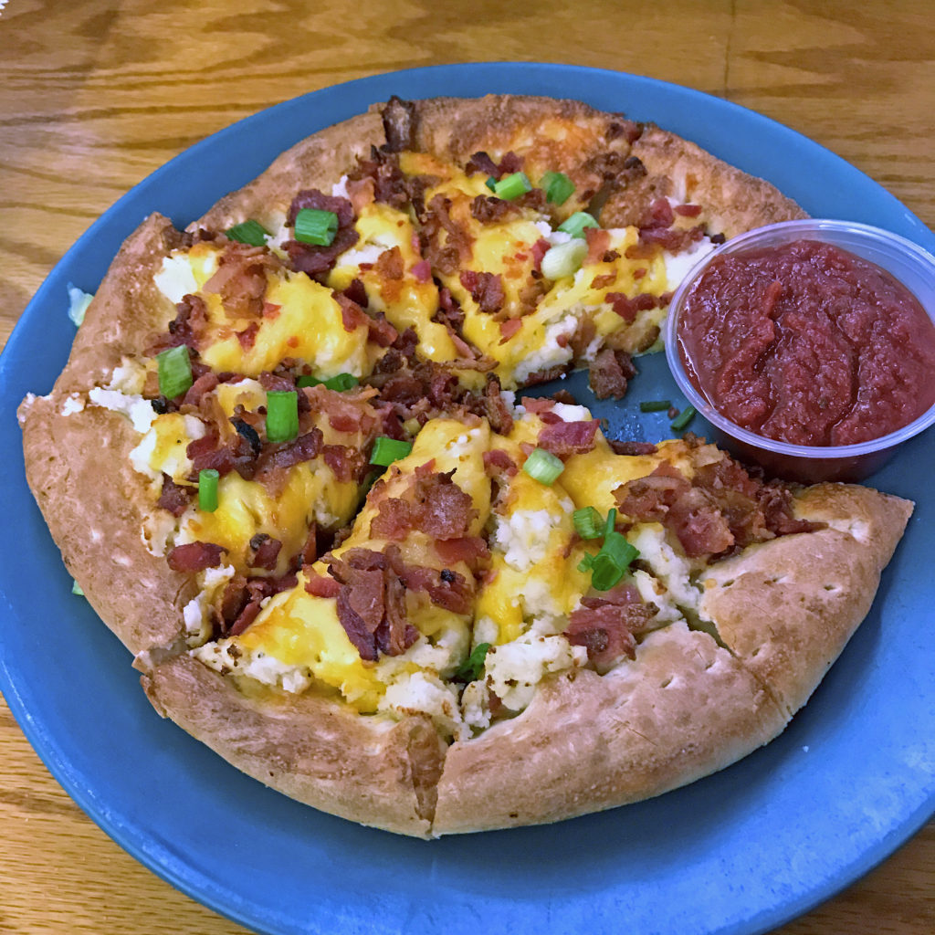 The mashed potato pie at Charlestown Pizza Company.