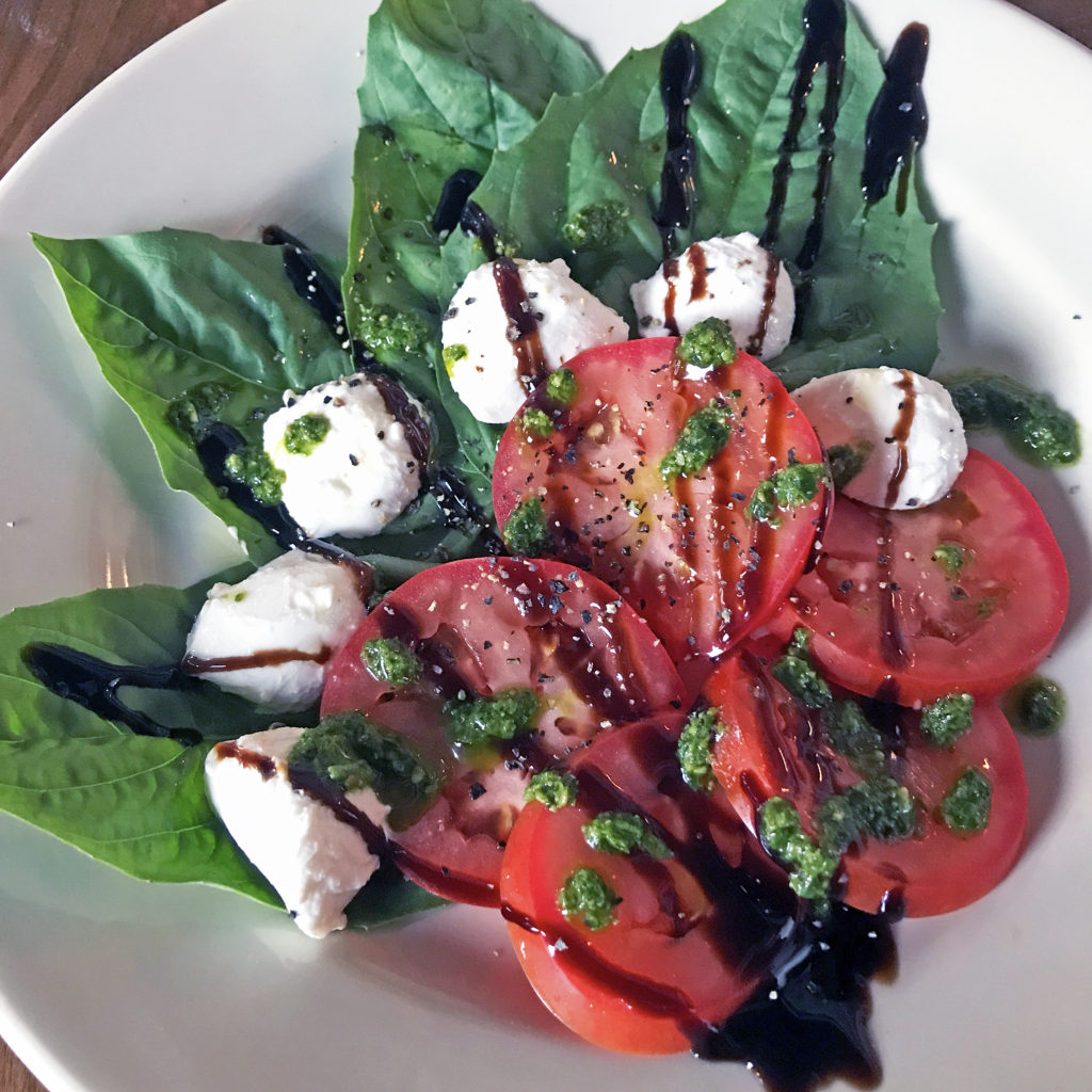 The caprese salad at Parlour.