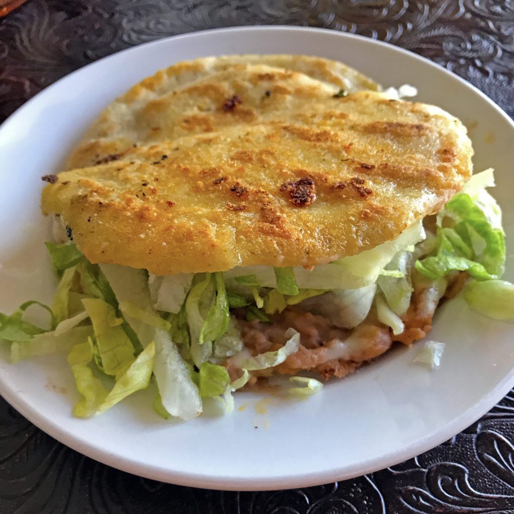 A sizzling gordita, the namesake item at Las Gorditas.