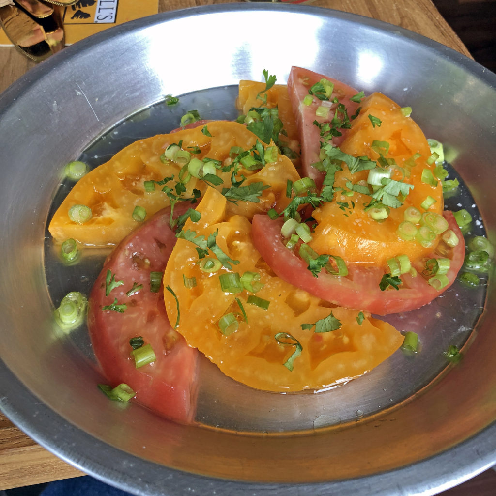 Pint’s and Union’s special heirloom tomato plate.