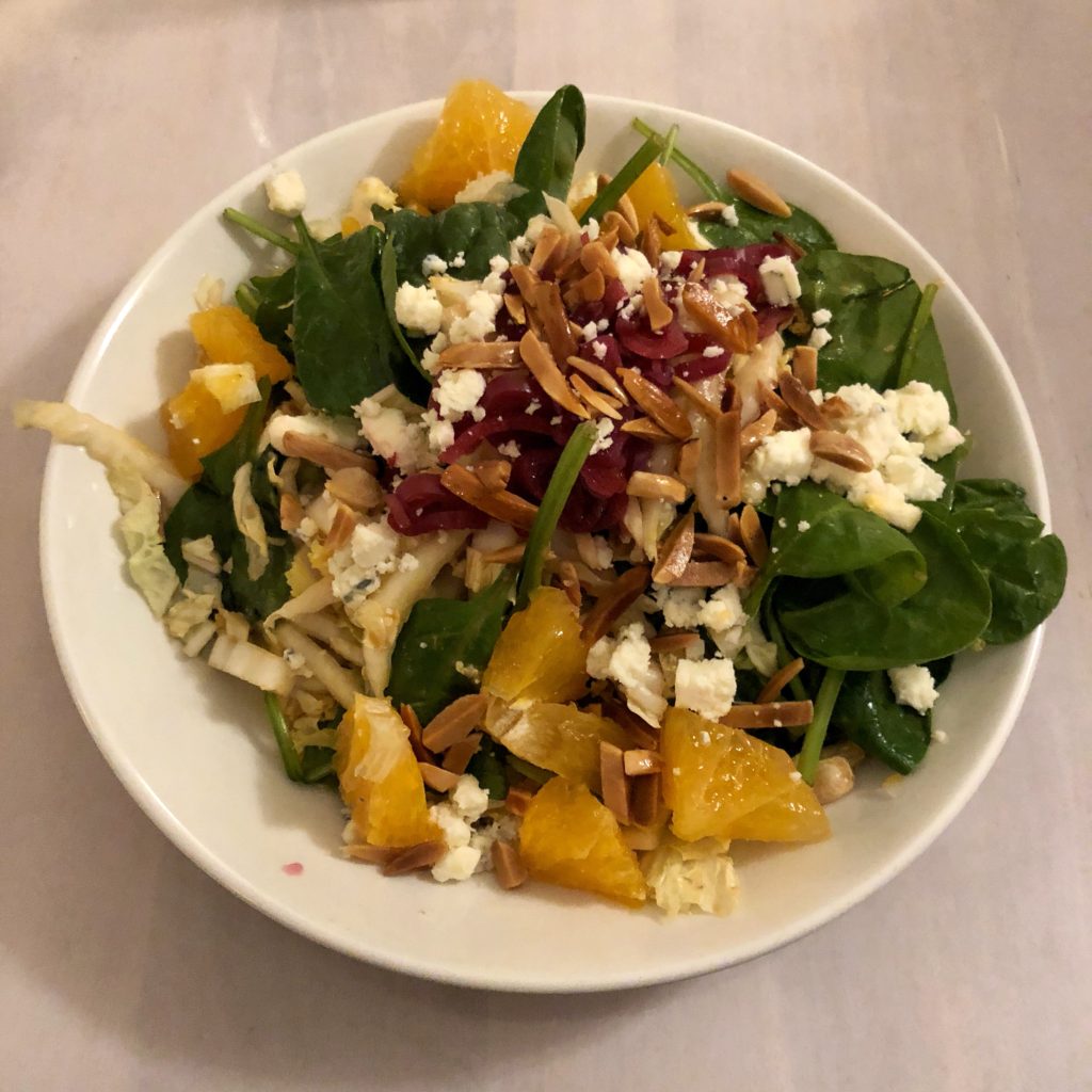 The Pine Room’s Napa cabbage salad.