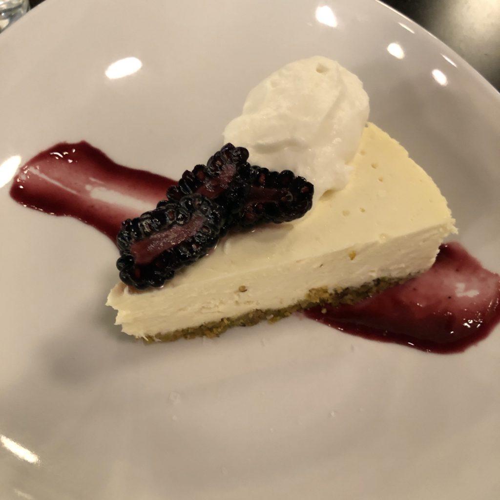 Capriole goat cheese adds flavor to SOU’s delicious cheesecake.