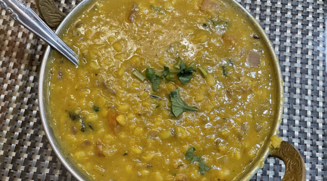 Filling and full of protein, made with plenty of optional spicy fire, dal tadka brings together yellow lentils, onions, and more in a delicious mix.