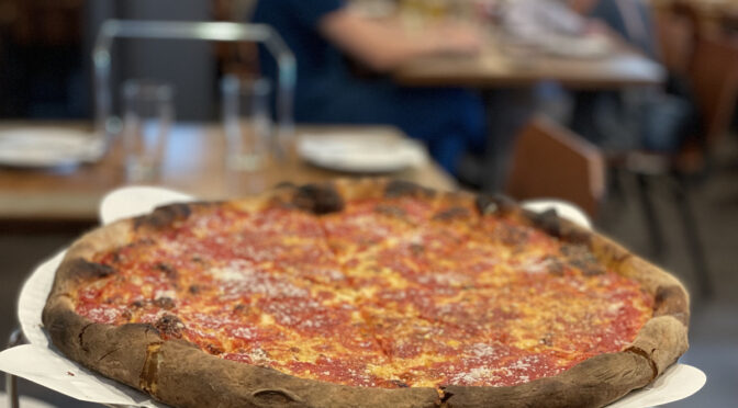 The bread is the thing with Wheated's excellent thin sourdough crust and charred edge; but the traditional New York-style toppings are worthy, too.